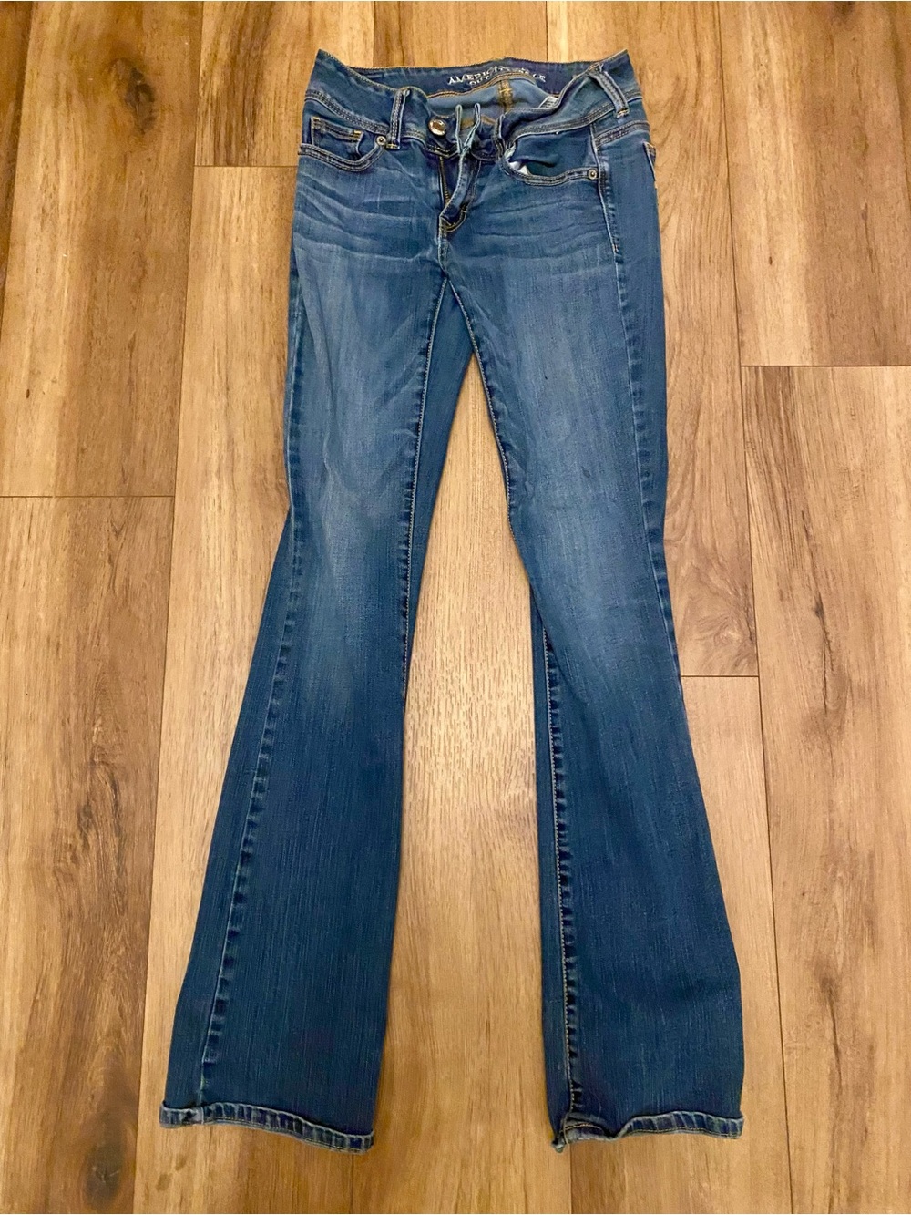 American Eagle Blue Bootcut Jeans